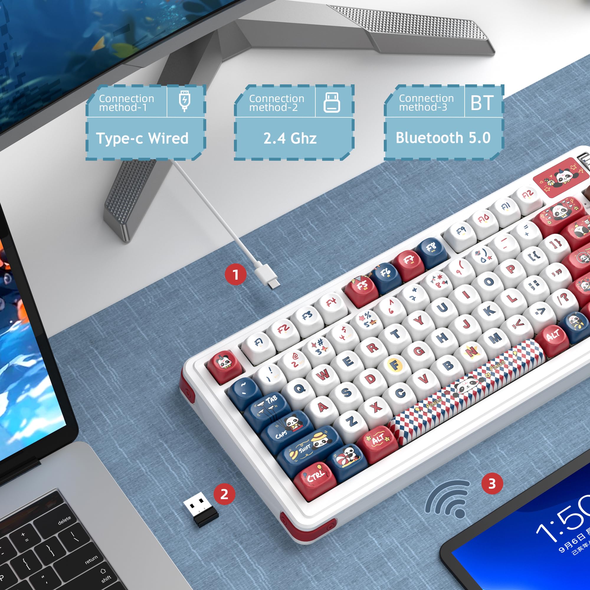 Air75 Wireless Creamy Mechanical Keyboard