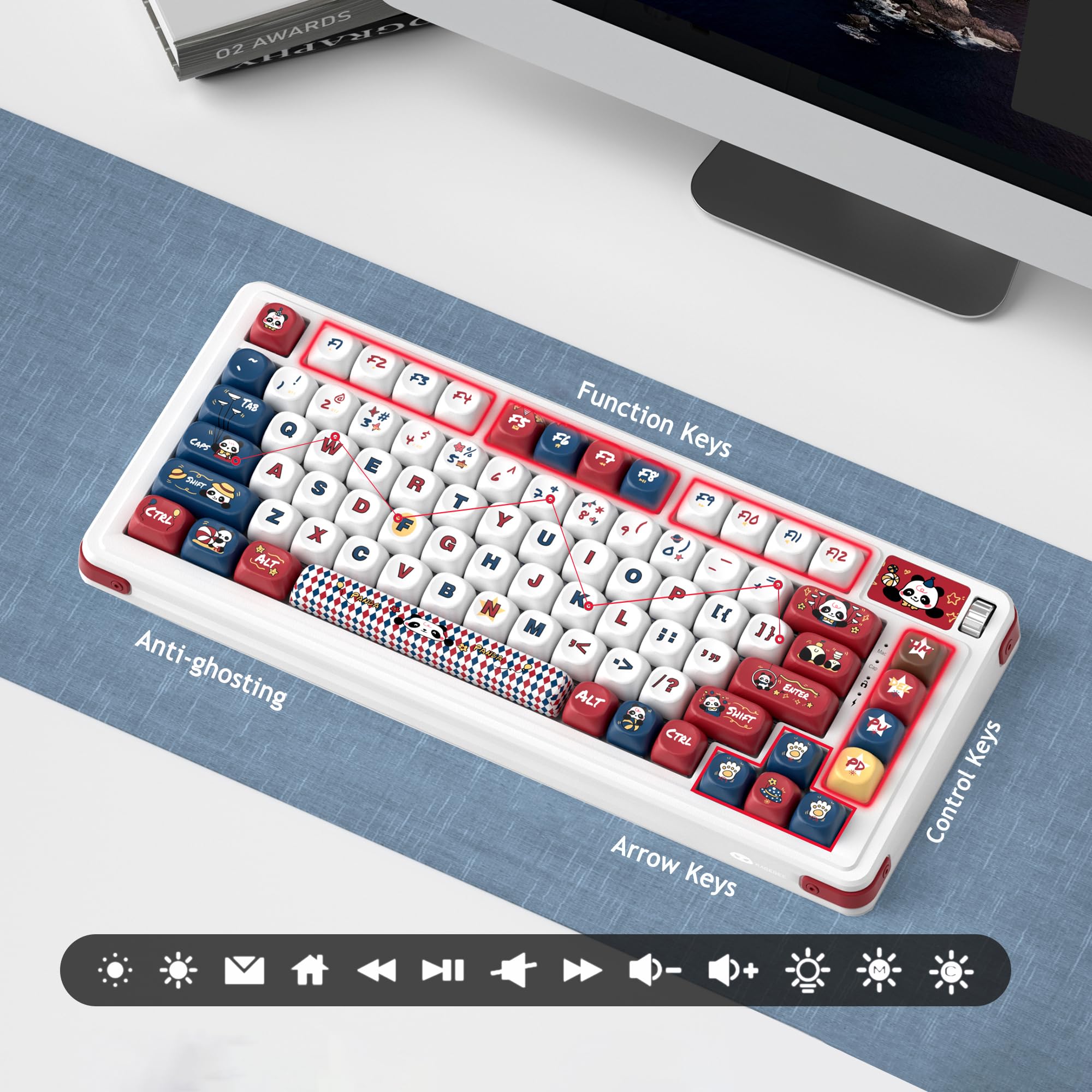 Air75 Wireless Creamy Mechanical Keyboard