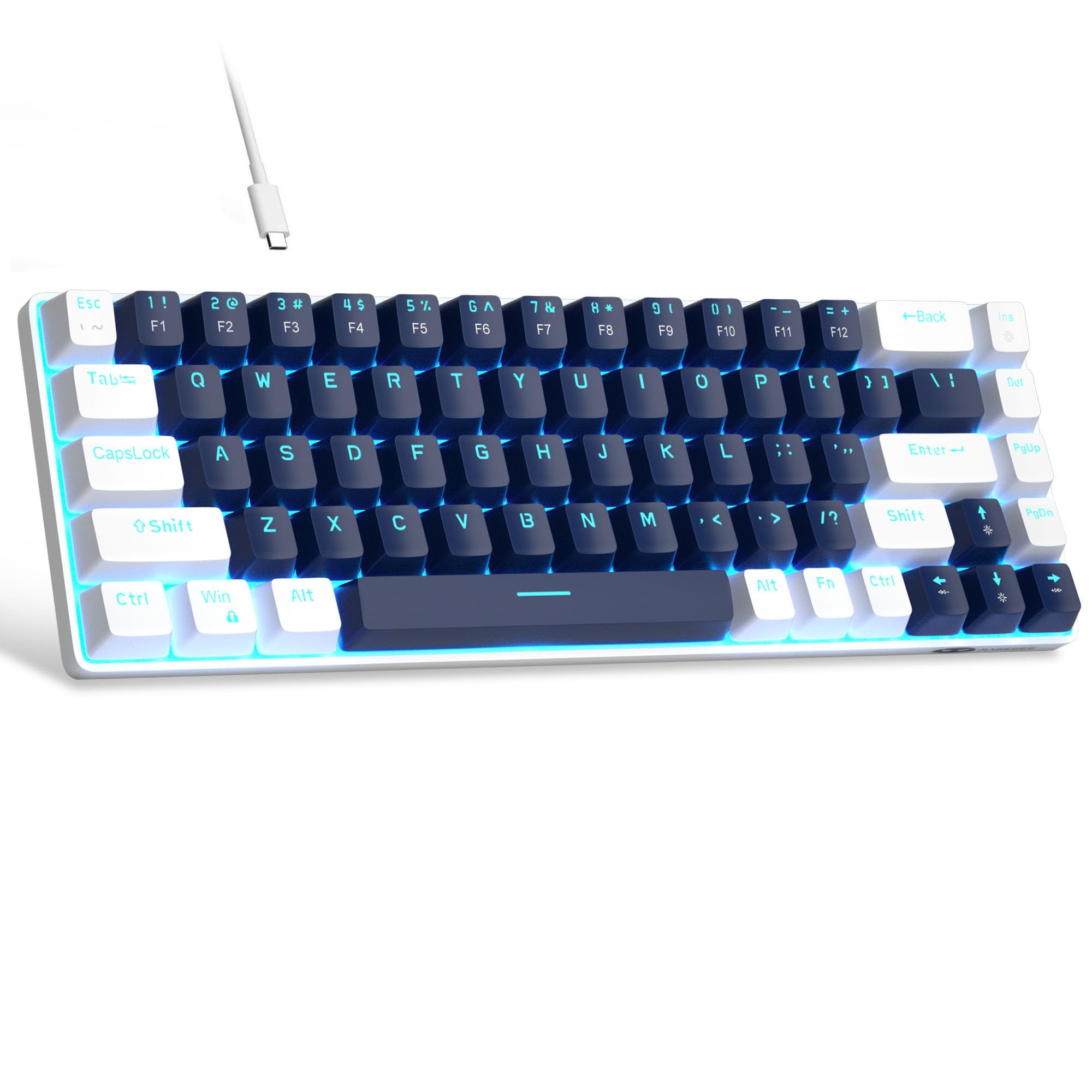 Portable 60% Mechanical Gaming Keyboard