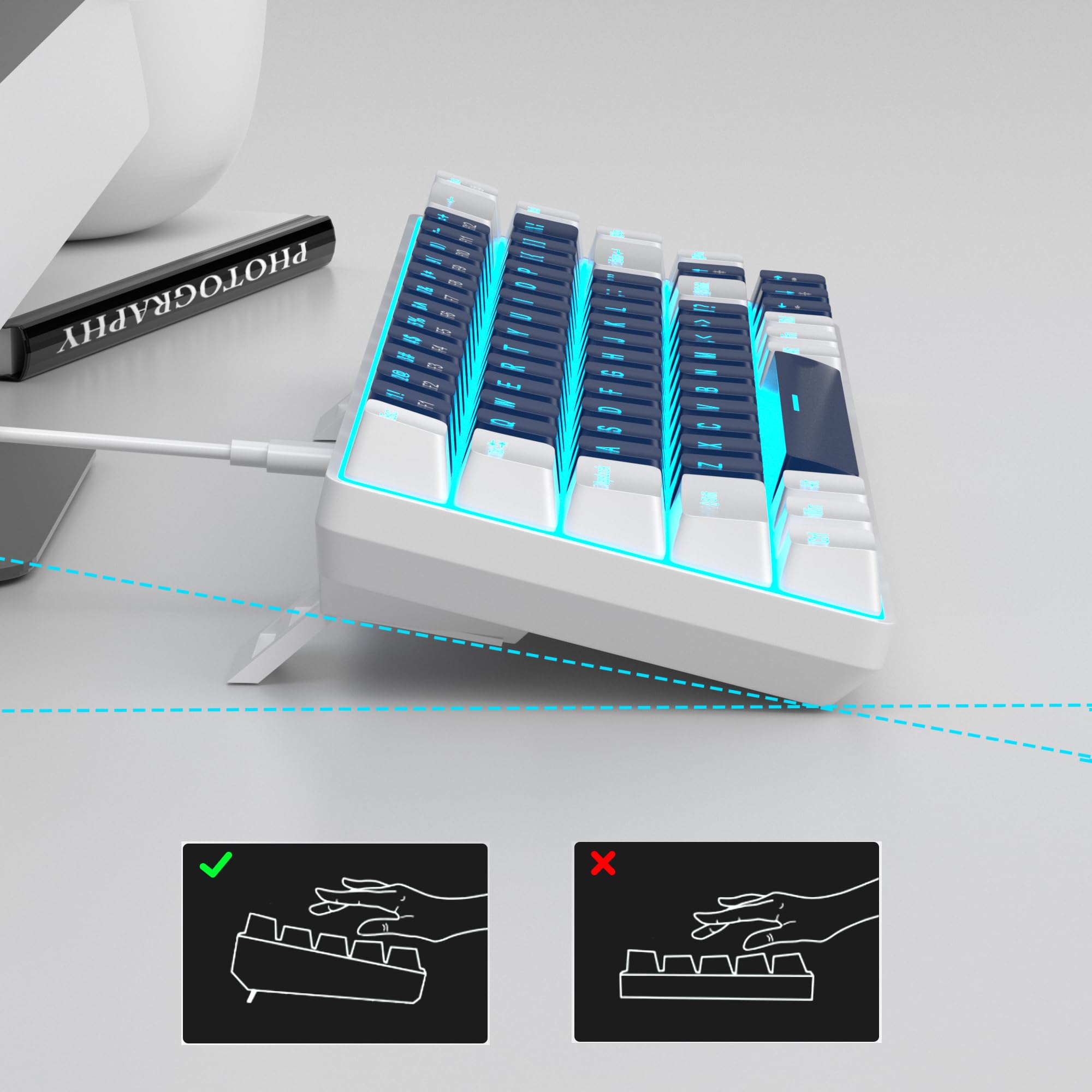 Portable 60% Mechanical Gaming Keyboard