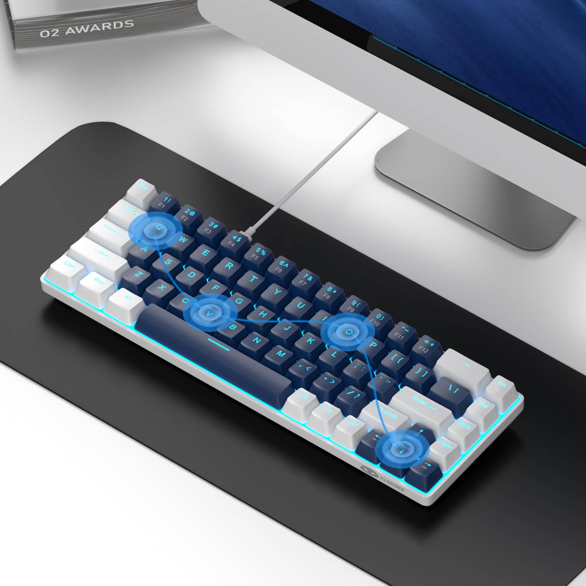 Portable 60% Mechanical Gaming Keyboard