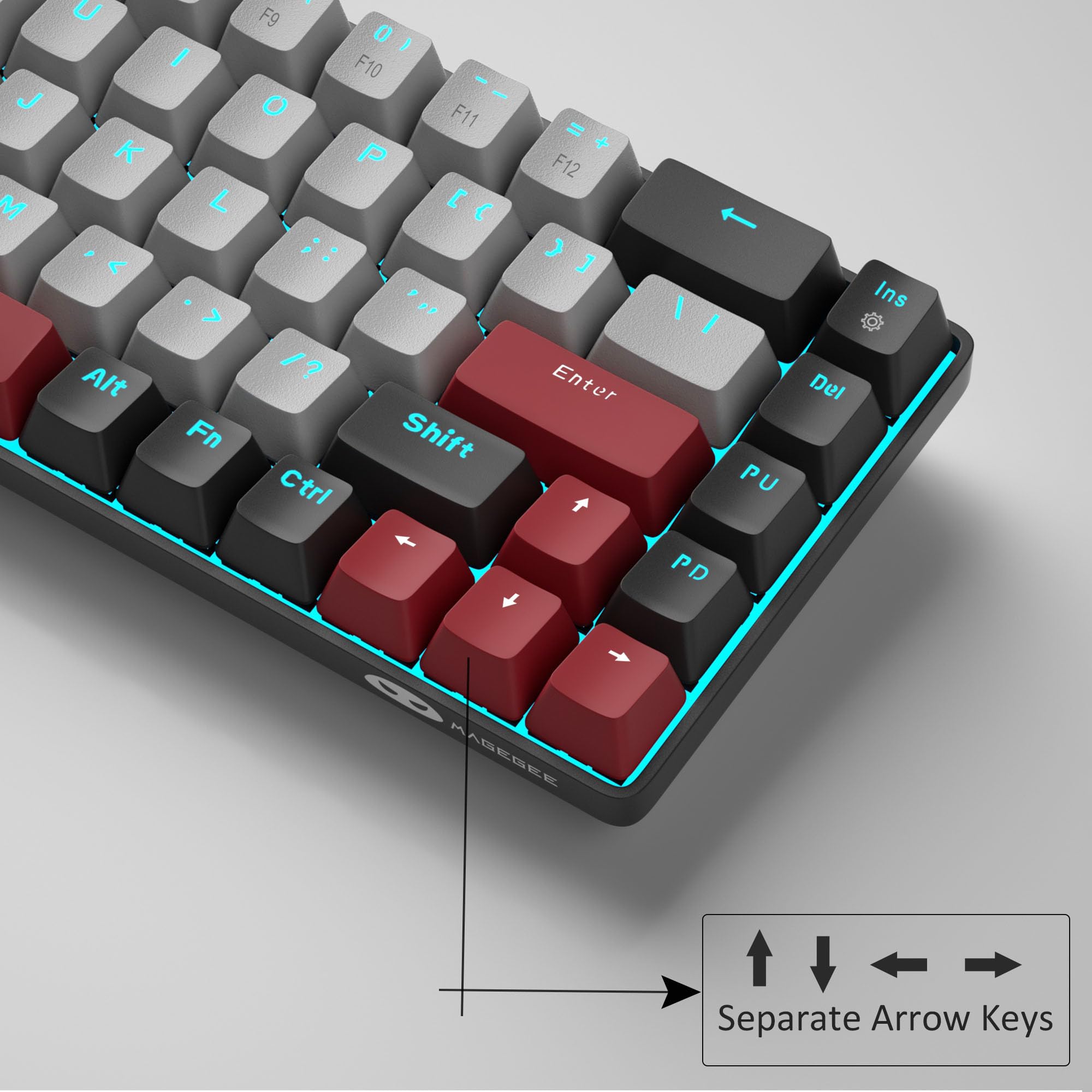 Portable 60% Mechanical Gaming Keyboard