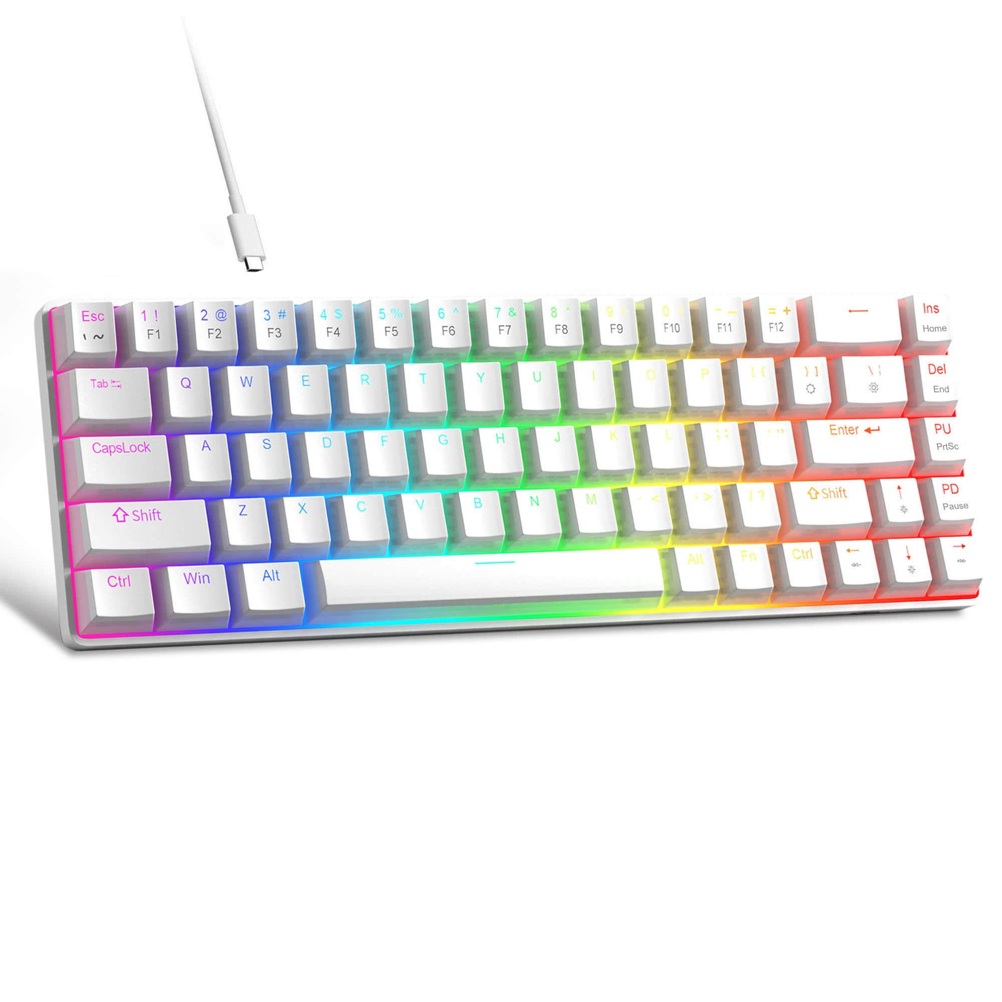 Portable 60% Mechanical Gaming Keyboard