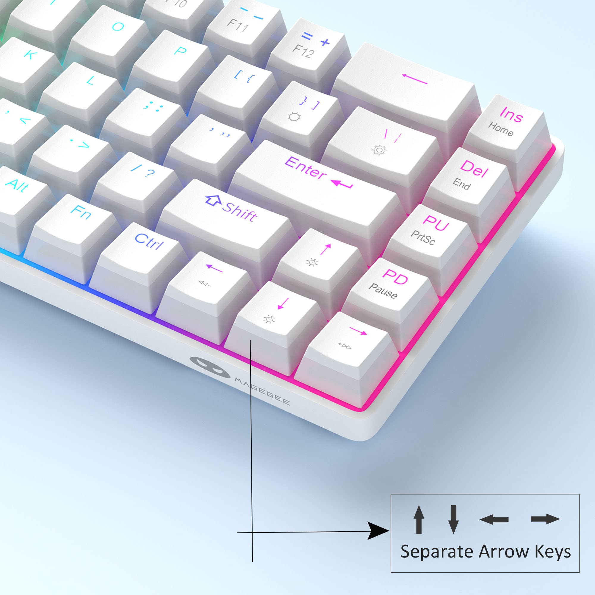 Portable 60% Mechanical Gaming Keyboard