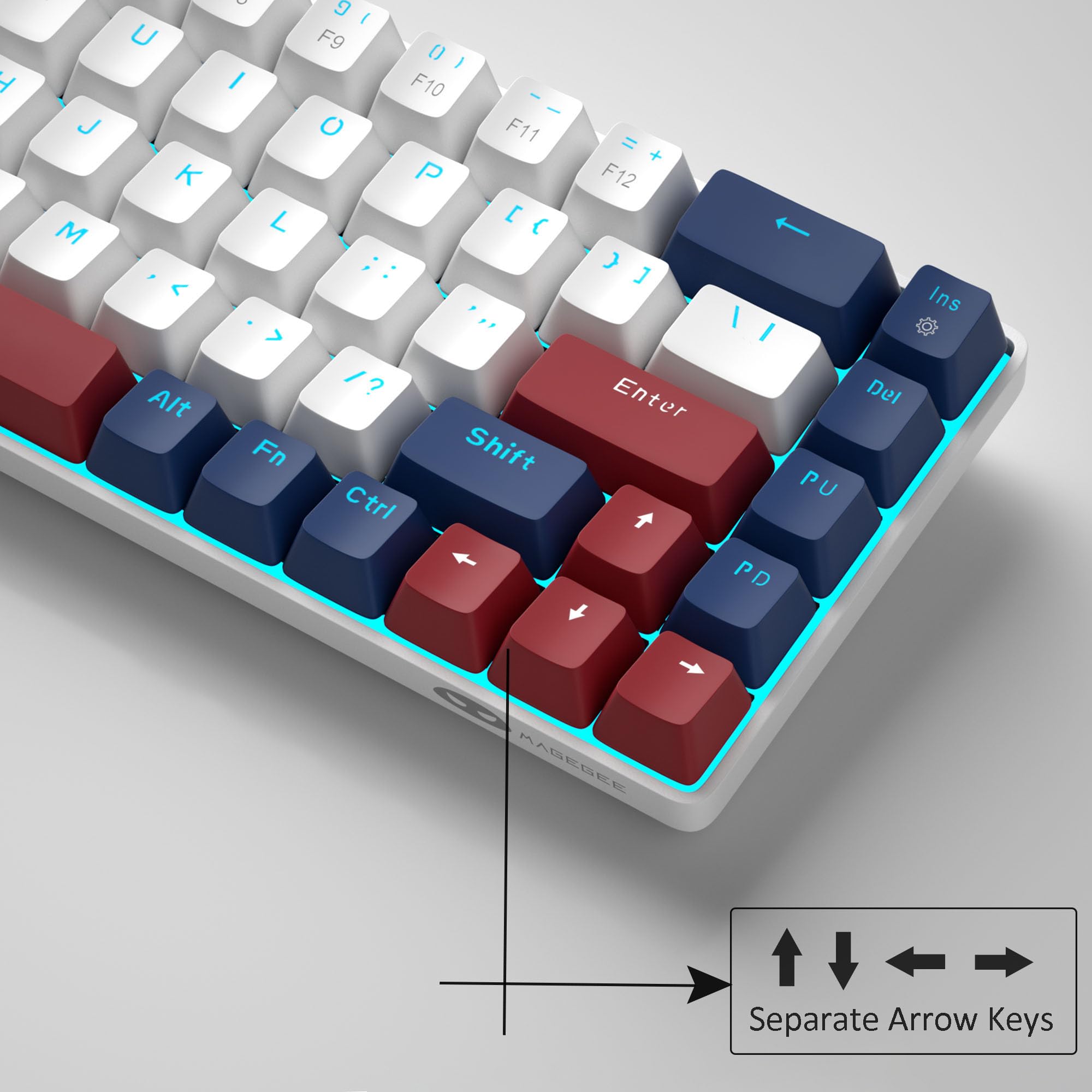 Portable 60% Mechanical Gaming Keyboard