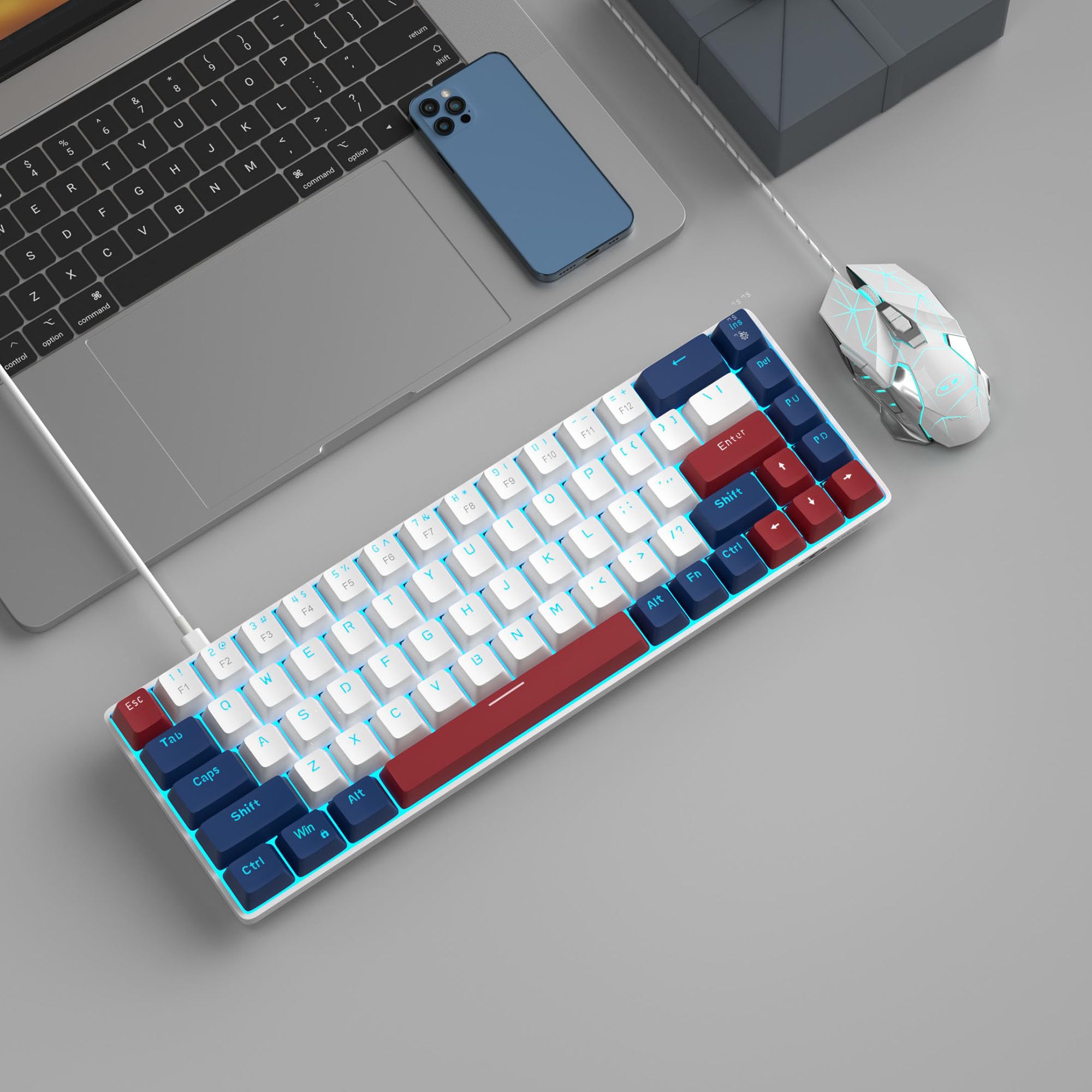 Portable 60% Mechanical Gaming Keyboard