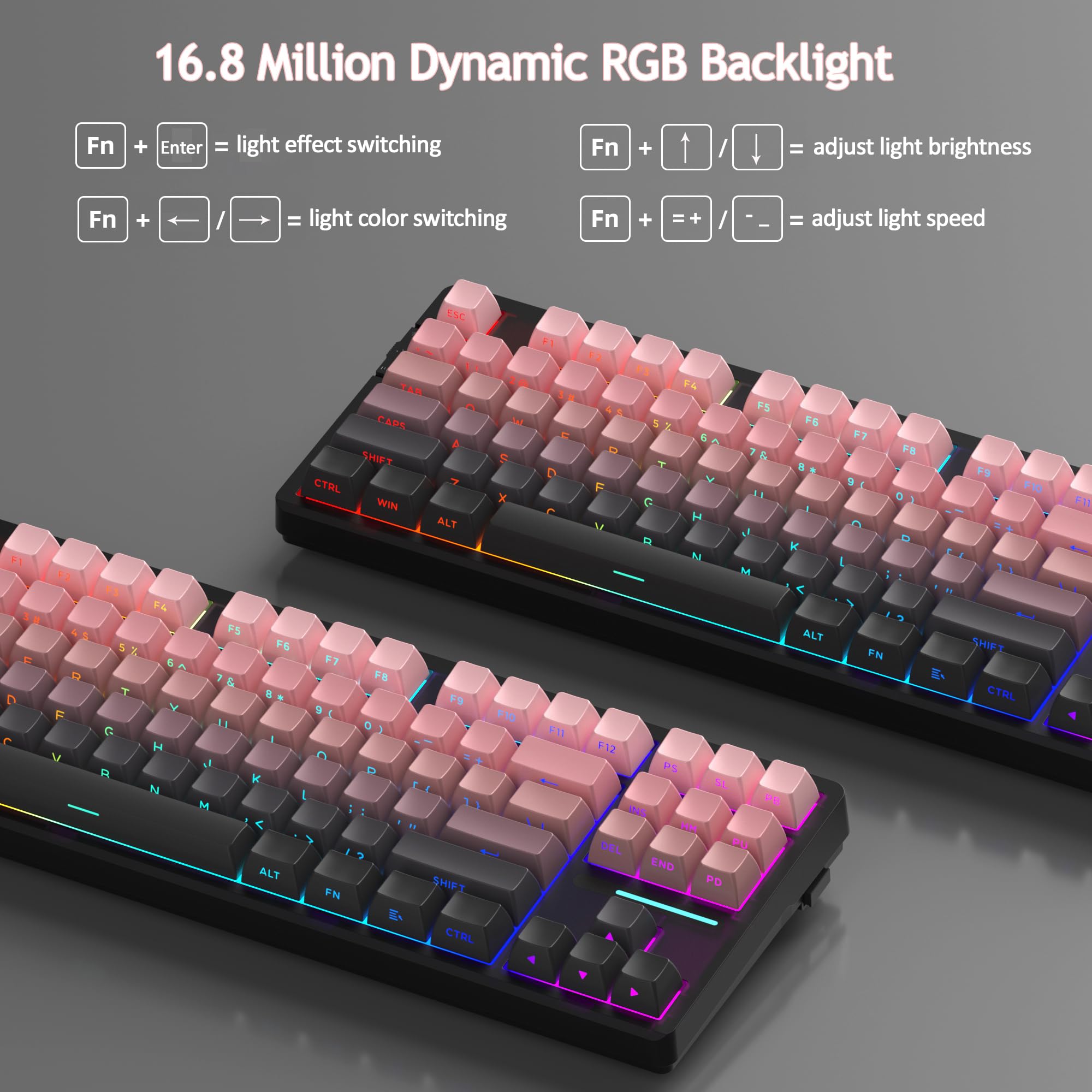 LIGHT87 Wireless Creamy Keyboard (8000mAh)