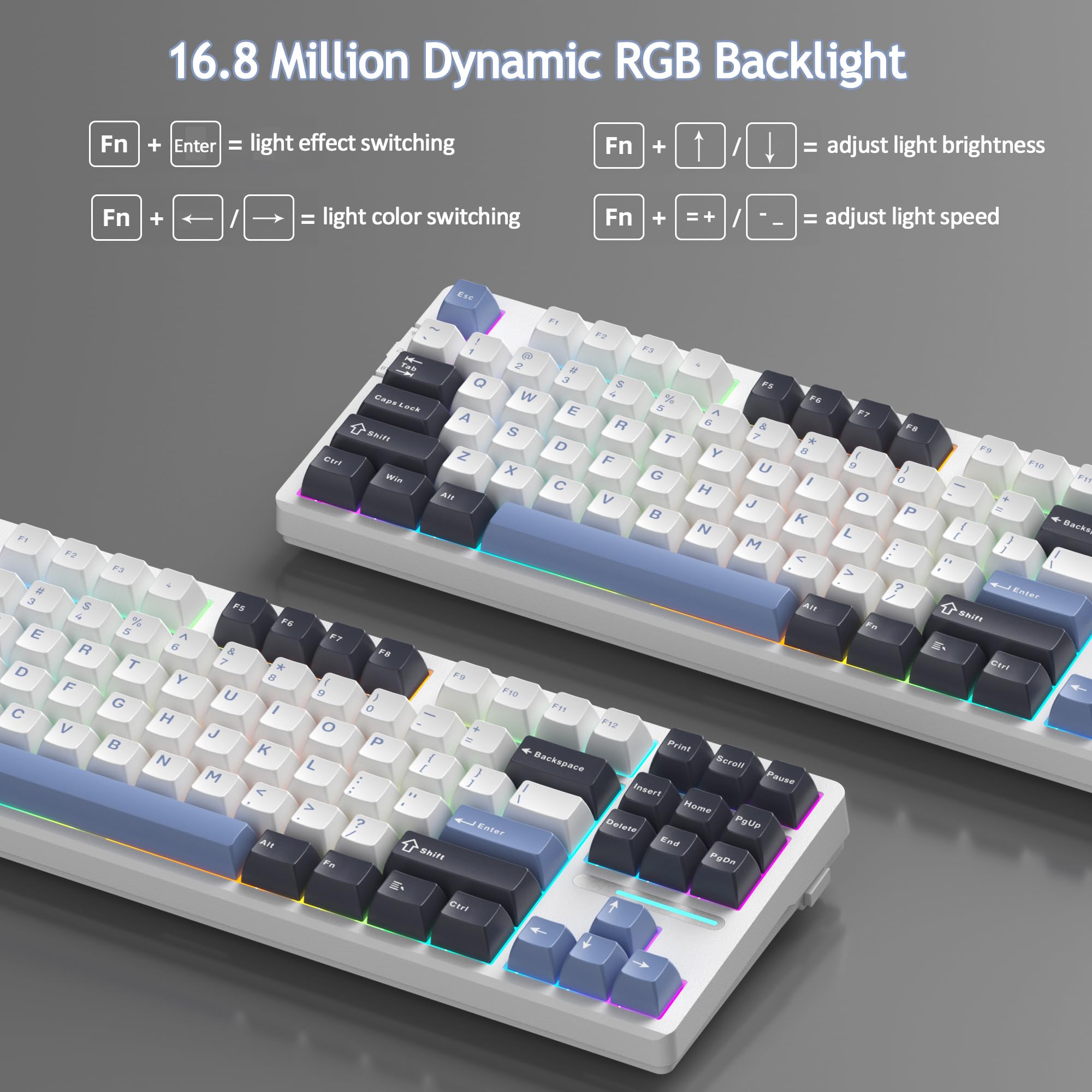 LIGHT87 Wireless Creamy Keyboard (8000mAh)