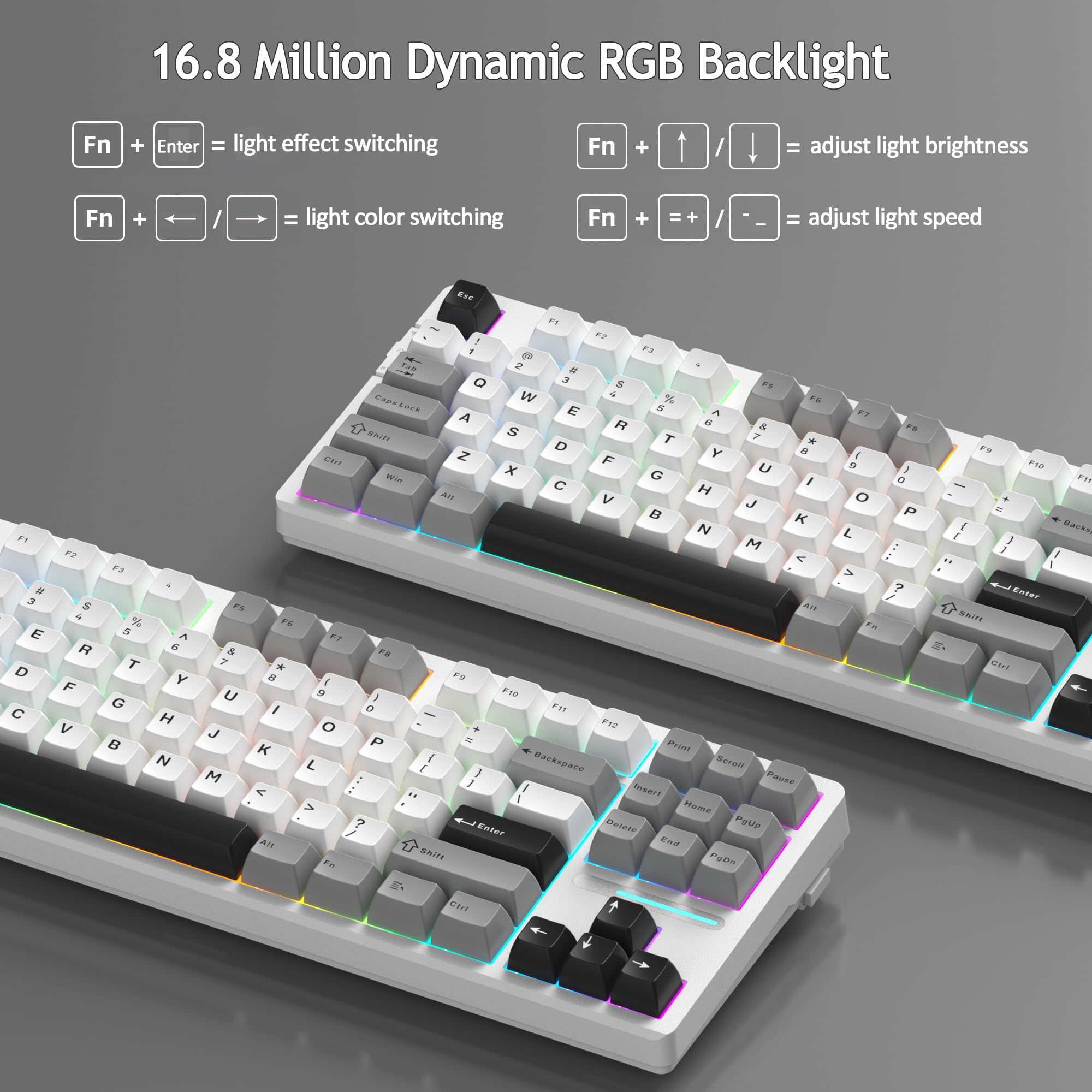LIGHT87 Wireless Creamy Keyboard (8000mAh)