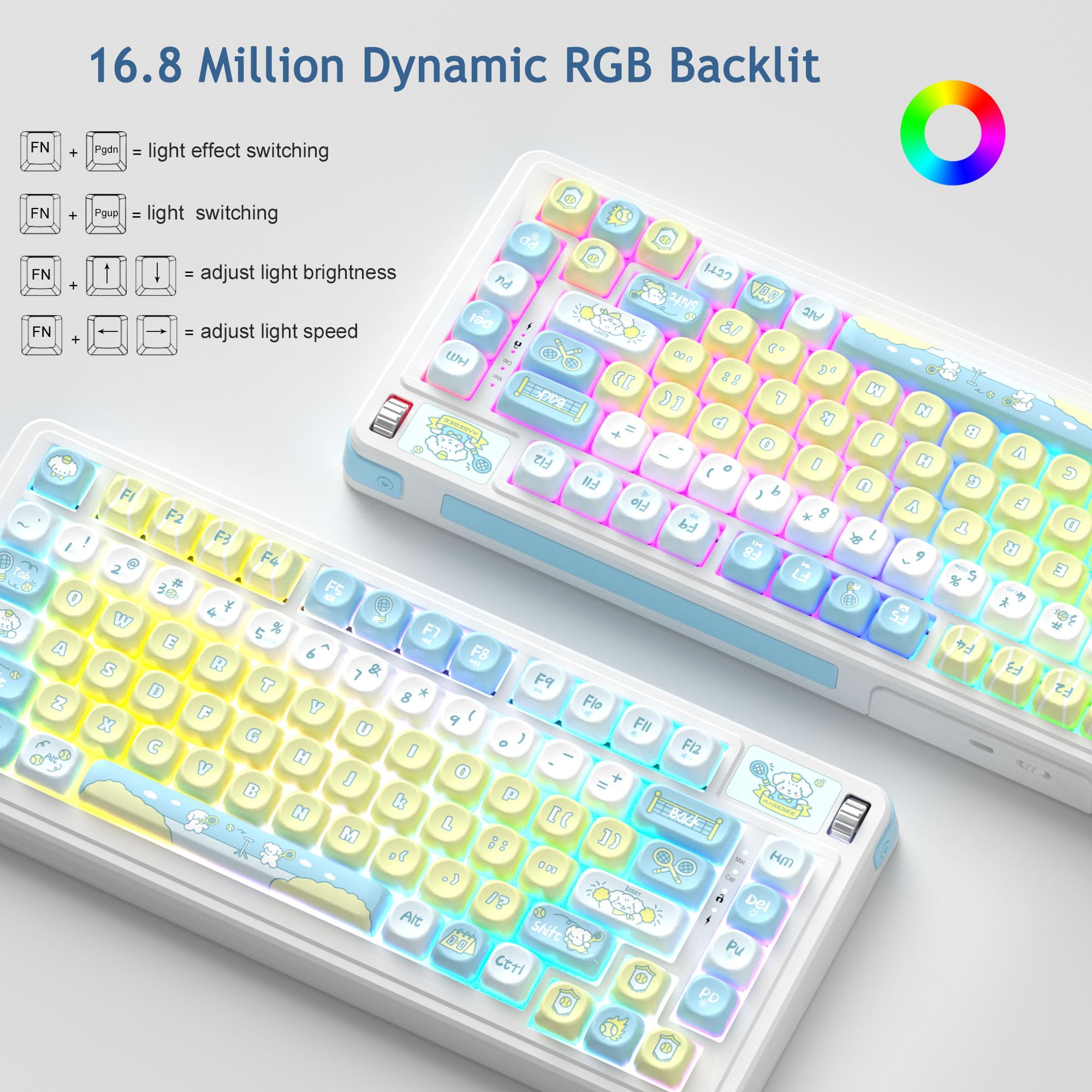 Air75 Wireless Creamy Mechanical Keyboard