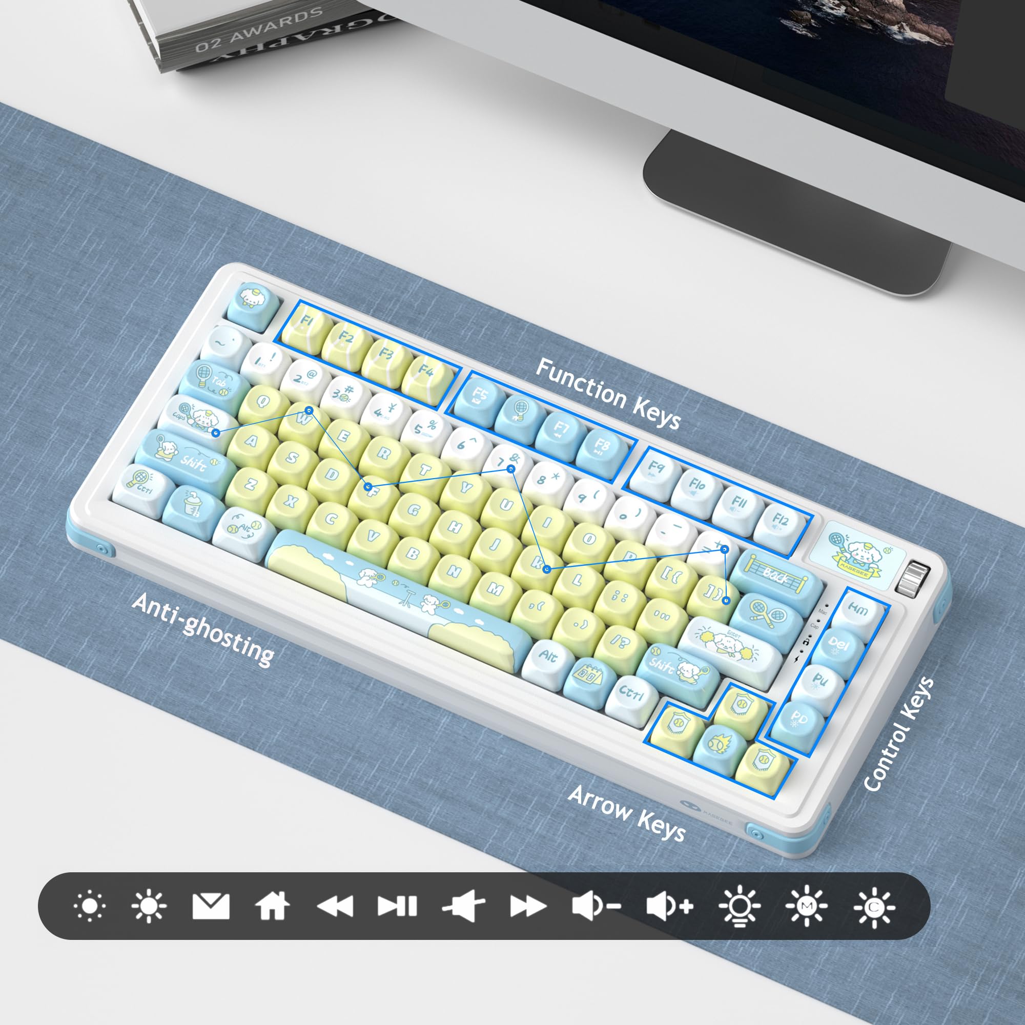 Air75 Wireless Creamy Mechanical Keyboard