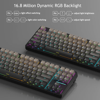 LIGHT87 Wireless Creamy Keyboard (8000mAh)